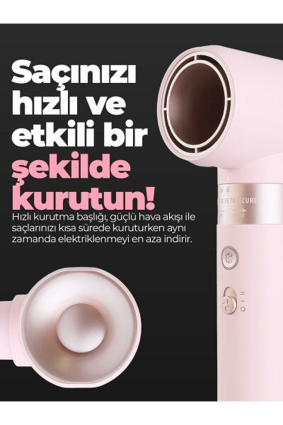 PİRANTECH KS-611 AIRWRAP SAÇ ŞEKİLLENDİRME ve KURUTMA SETİ