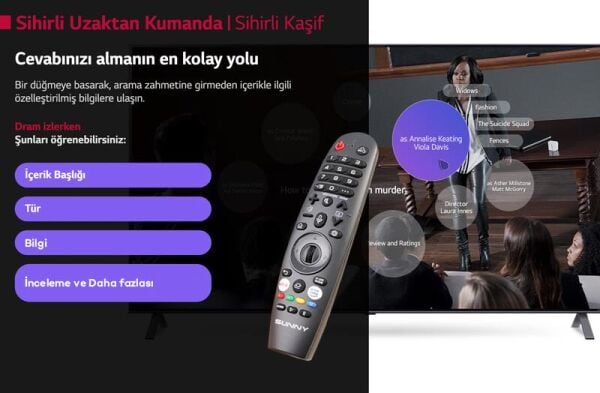 SUNNY SN50QMN252-0276 SMART webOS 126 EKRAN UHD QLED TELEVİZYON