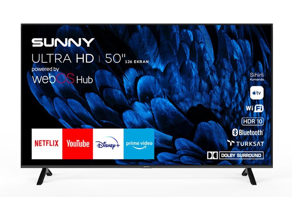 SUNNY SN50FMN252-0276 SMART webOS 126 EKRAN UHD LED TELEVİZYON
