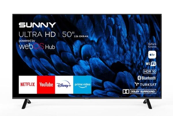 SUNNY SN50FMN252-0276 SMART webOS 126 EKRAN UHD LED TELEVİZYON