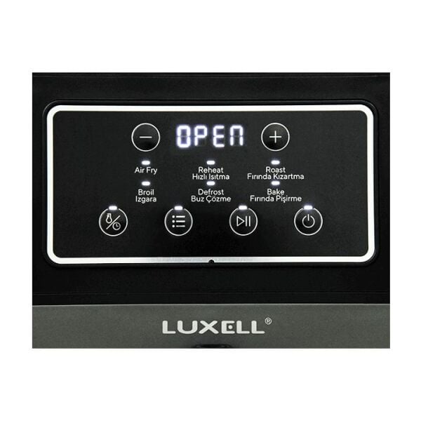 LUXELL LXAF-01 FastFryer Airfryer/Sıcak Hava FRİTÖZÜ Black (Siyah)