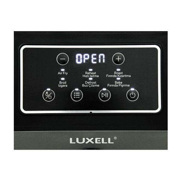 LUXELL LXAF-01 FastFryer Airfryer/Sıcak Hava FRİTÖZÜ Black (Siyah)