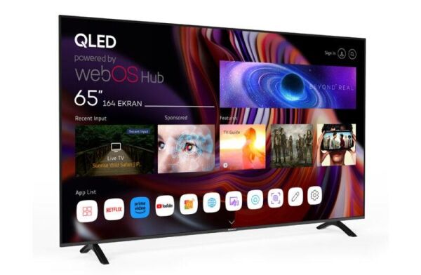 SUNNY SN65QMN252-0276 SMART webOS 164 EKRAN UHD QLED TELEVİZYON