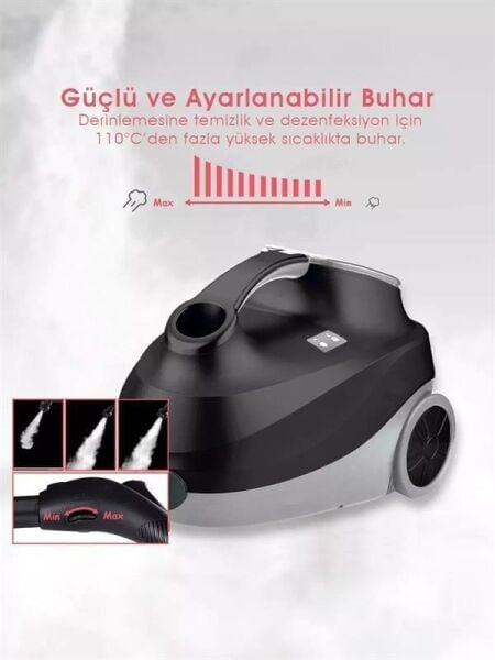 PİRANTECH CB-107C BUHARLI TEMİZLİK MAKİNESİ