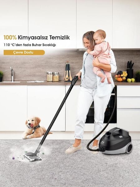 PİRANTECH CB-107C BUHARLI TEMİZLİK MAKİNESİ